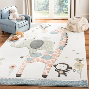 Kids Children Play Room Bedroom Soft Polyester Animal Carpet Rugs