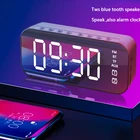 Newest 2021 Newest Portable Wireless Mini Alarm Clock Speaker