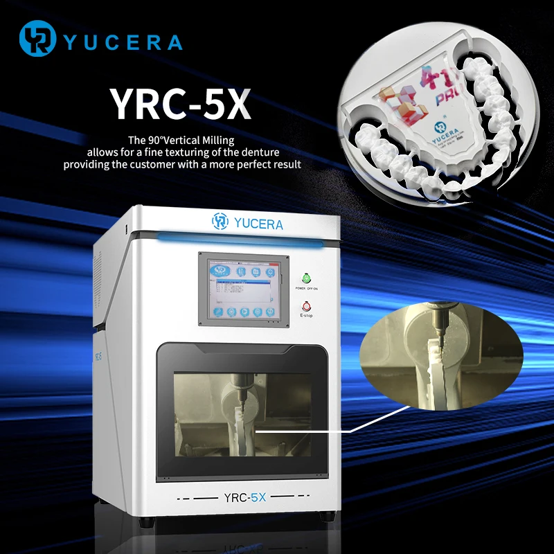 YRC 5 Axis Milling Machine for Dental Zirconia Block Cad Cam Dental Zirconia Milling Machine for Dental Lab