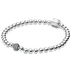 Silver Jewelry Wholesale With Logo Rose Gold Bracelet Charm High Quality S925 Silver Jewelry Pandora