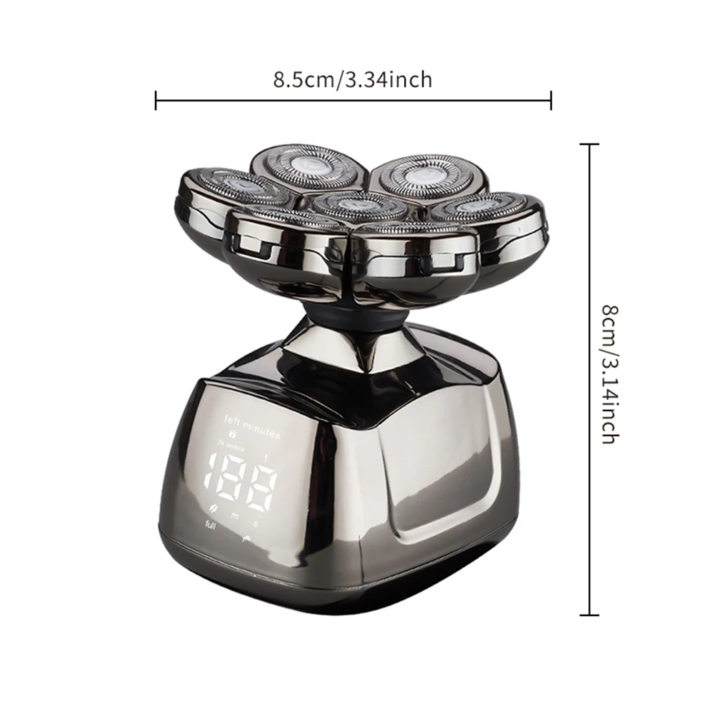 Waterproof Men's Electric Shaver with Seven-Head Razor Washable Electric Beard Knife supplier