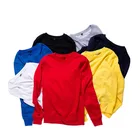 Autumn Autumn Solid Color Round Neck Thickened Long-sleeved Sweater Cotton T-shirt