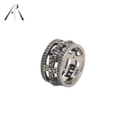 Custom Jewelry Silver Silver Custom Jewelry 925 Sterling Silver Men Women Width Rings Punk Crown Fingernail Ring