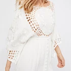 Women Wholesale Women Fashion Dress Long Sleeve Dress Lace Backless Sexy