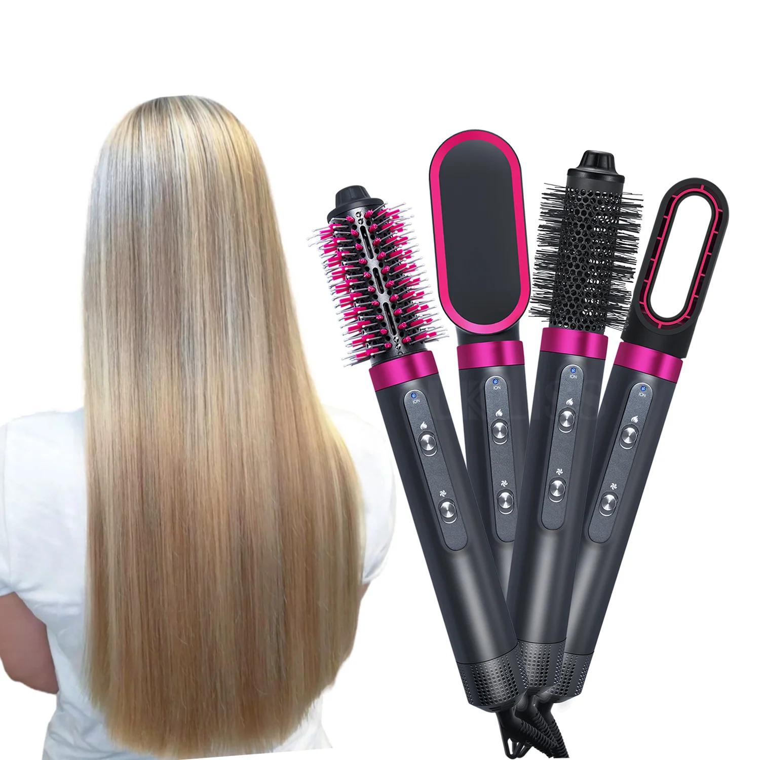 4 In 1 One Step Styler Hair Dryer And Volumizer Hot Air Brush Hair Styler -  Buy Hot Air Brush,One Step Hair Dryer,4 In 1 Hair Styler Product on  
