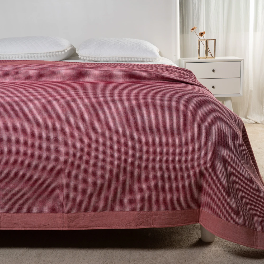 waffle weave coverlet