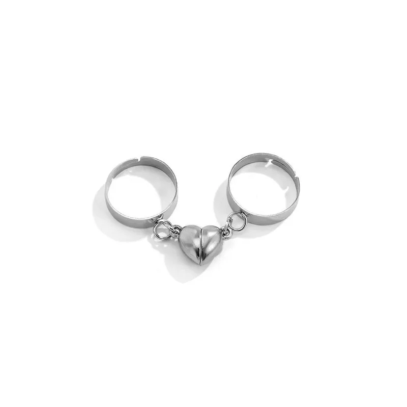 Customized Magnetic Radial Magnetization Ring Trendy Opp Bag Men Ring Environmental Friendly Crystal Gold Engagement Rings /