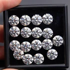 Read To Ship D Color Loose VVS Round Cut White Moissanite Diamond Stone Price For Moissanite Wedding Rings