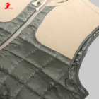 Vest Oem Service Nylon Reversable Winter Padded Vest Puffer Waistcoat For Man