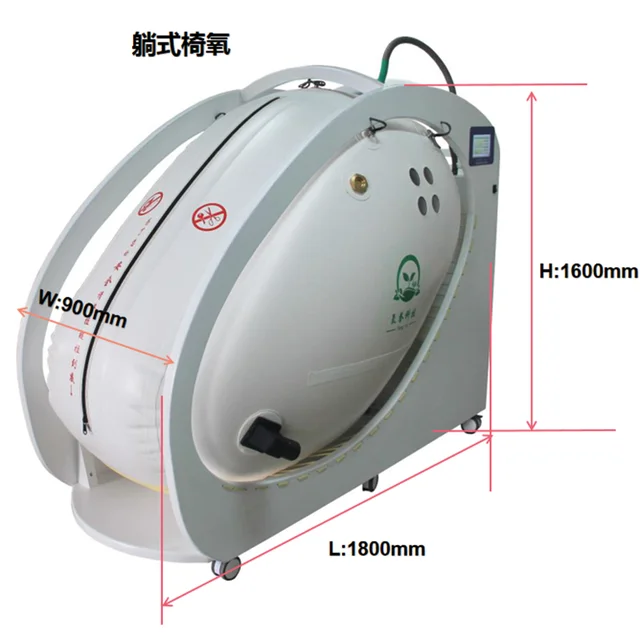 Portable  Hyperbaric Oxygen Chamber with Negative-ion Generator