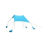 New Product Frog Style Beach Waterproof UV Sun Shelter Household Canopy Camping Awning Camping Sunshade Outdoor