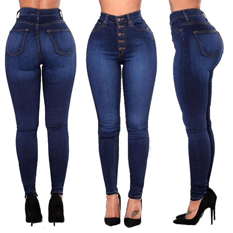 Hot Menjual Saham Kurus High Waist 