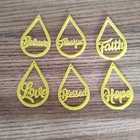 Earrings Earrings Wholesale Acrylic Faith Blessed Earrings