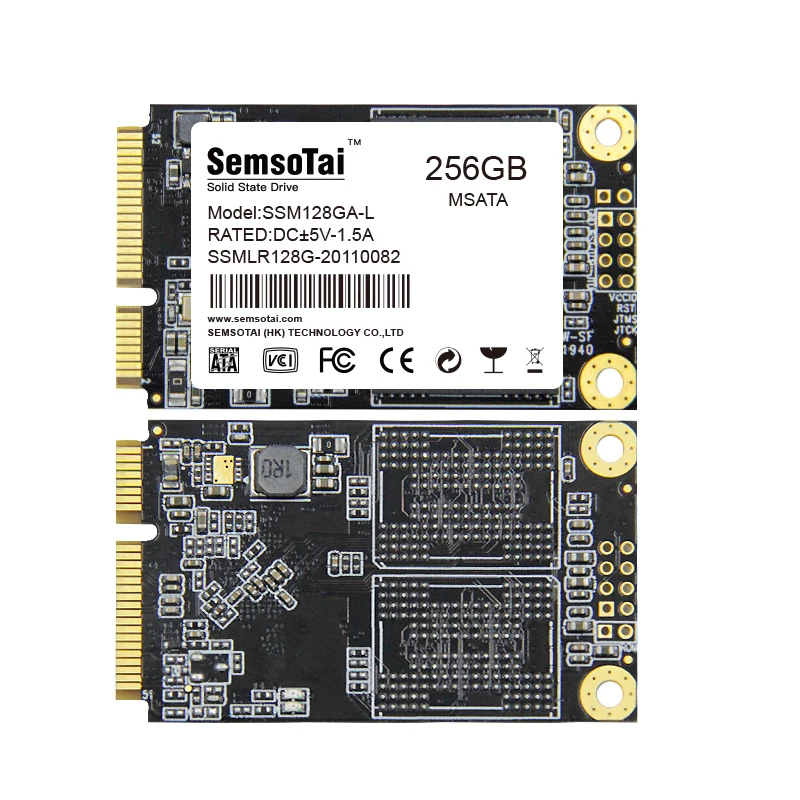 SSD mSATA SATA 3 III 6GB/S SATA II 16GB 32GB 64GB 128GB 256GB 512GB 1TB HD SSD 