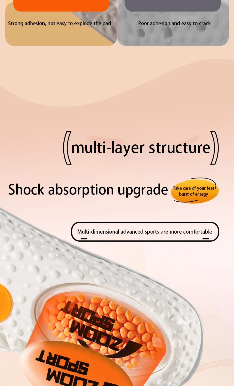Custom Shock Absorption Sports Insoles Wholesale Custom Shock Absorption Sports Insoles Wholesale