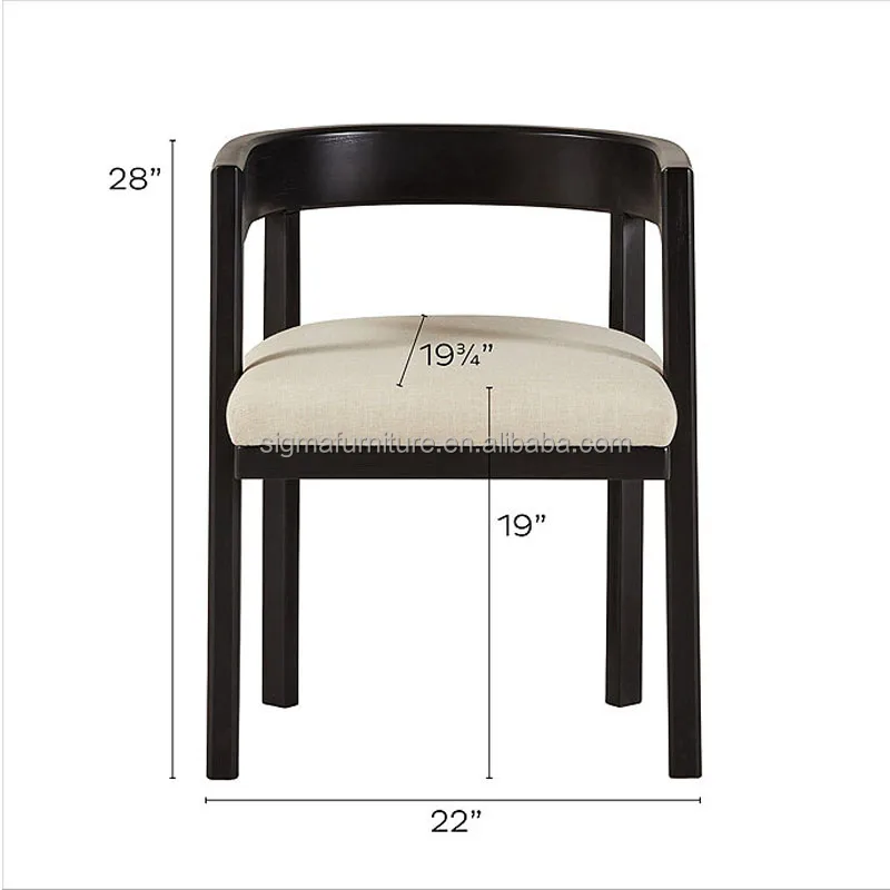 Modern new arrival solid wood indoor furniture dining set