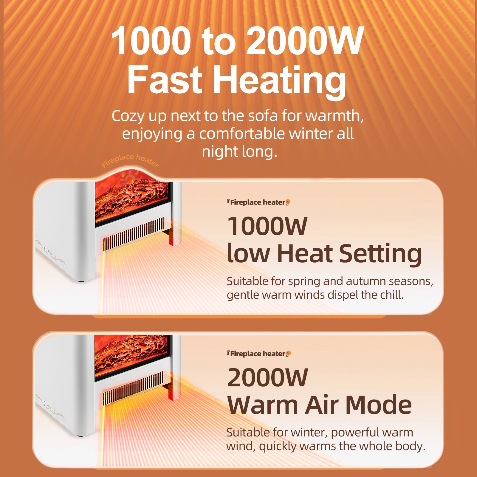Electric Fireplace, 3D, PTC - detail 20