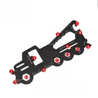 Crane Shape Multitool Card 18 In 1 Survival Custom Credit Card Sized Multitool Card Made In China