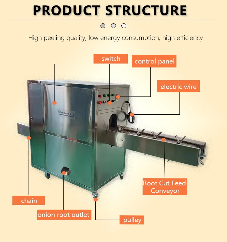 Automatic Used White Spring Peeling Machine Finis Topnotch Onion Peeler factory