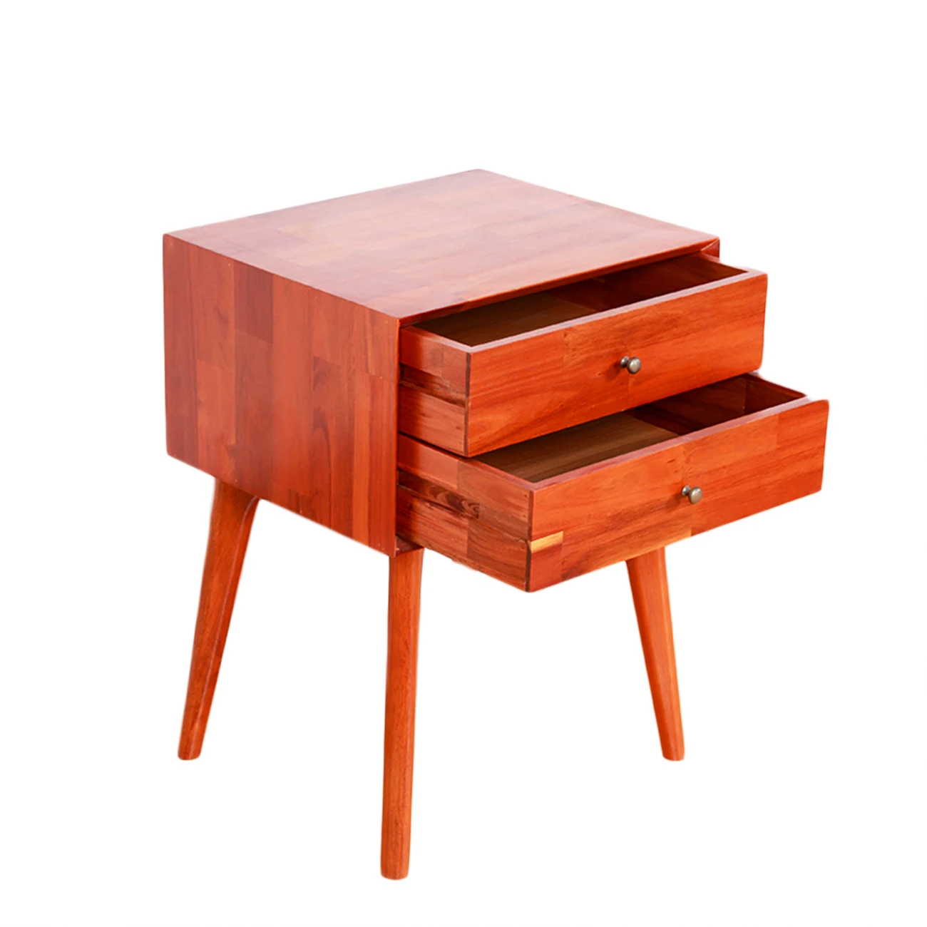 Simple Furniture Drawer Organizer Bamboo Nightstand  Bedside Table  For Bedroom