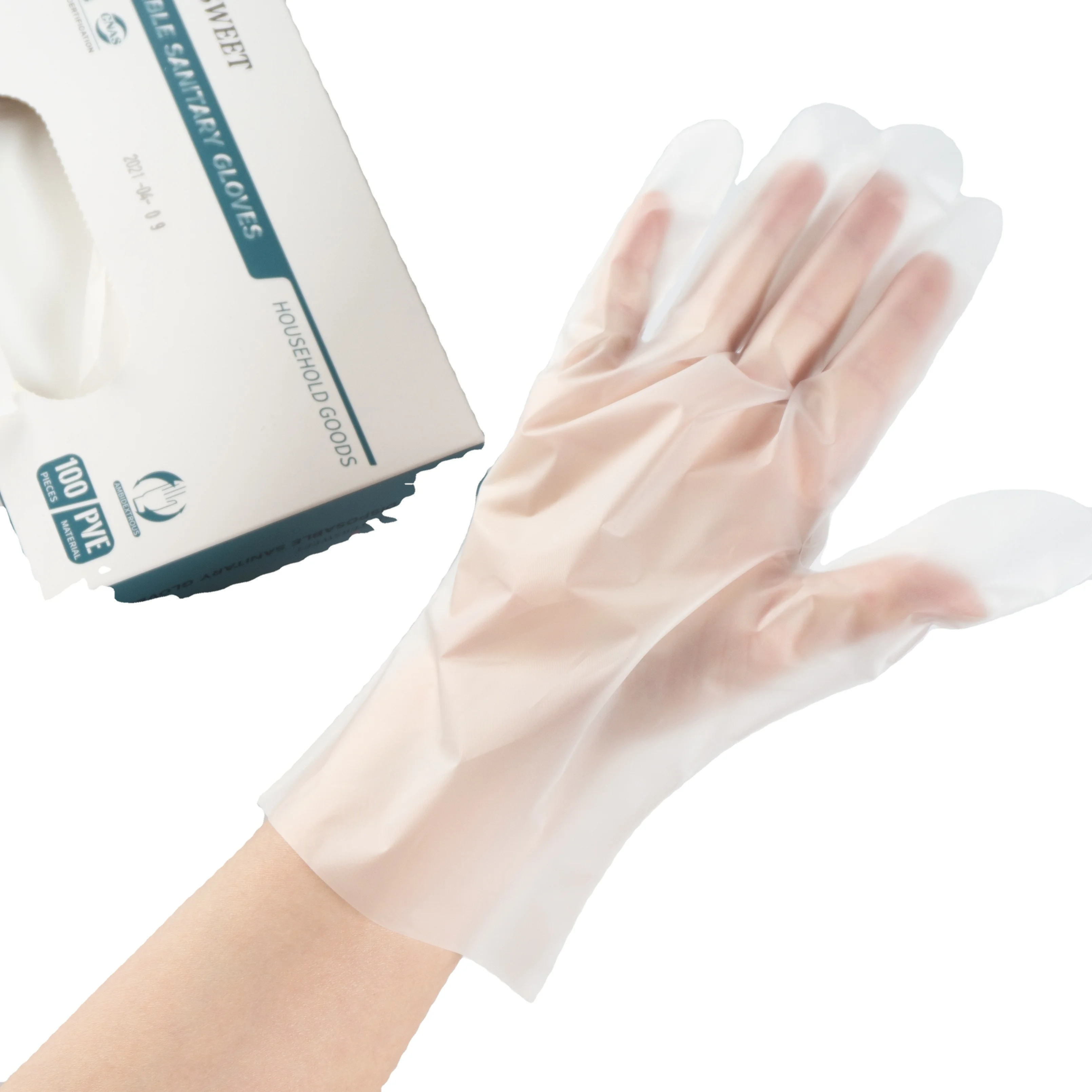 plastic baking gloves