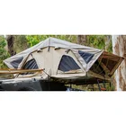 Tent Car Camping 4x4 Roof Top Tent Car Off Road Camping Tent With 280g Polyester-cotton Green And Beige Color