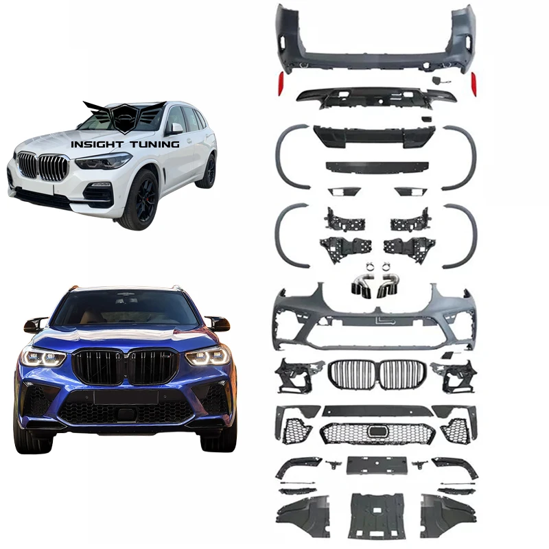 New Design Car Bumper Grill Fender Flare Rear Diffuser Bodykit For