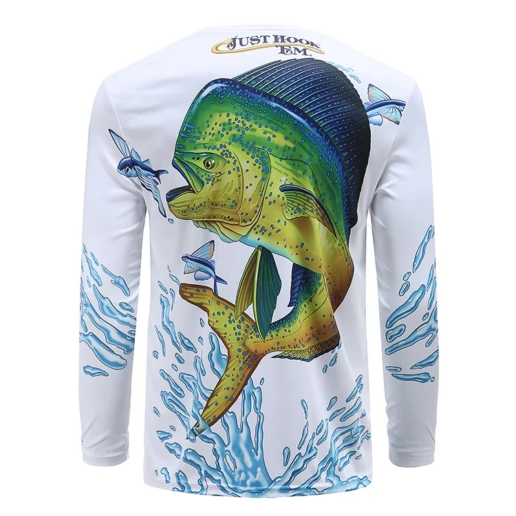Hot Sale Mahi Mahi Long Sleeve Fishing Print T Shirt - Buy Fishing Jersey,Performance Shirt,Fishing Clothing on Alibaba.com