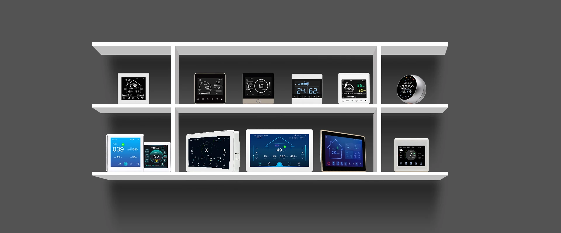 White Elegant Touch Panel, KF-500D - detail 2