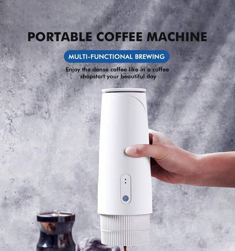Portable Coffee Maker Manual Nespresso Coffee Machine USB Charging Capsule Electric Coffee Maker For Kitchen Office