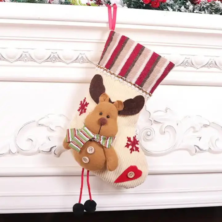 Christmas Tree Decorations Socks Children Gifts   Knitting Christmas Stockings Large Size