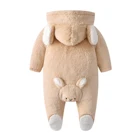 Years Baby Customized Accept 13 Years Experience 100% Cotton Winter Hooded Baby Romper Infant Toddler Kids Clothes