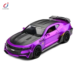 Chengji 1:24 scale alloy vehicles models toy four door opening pull-back high quality diecast car model with light and music