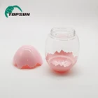 Bottles Jar Plastic Bottle And Jar TOPSUN 500ml Egg Shaped Packaging Bottles Milk Plastic Jar Candy Containers