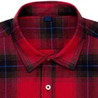Flannel Flannel Orange And Black Color Flannel Plaid Shirt Heavy Weighted 280 GSM Fabric