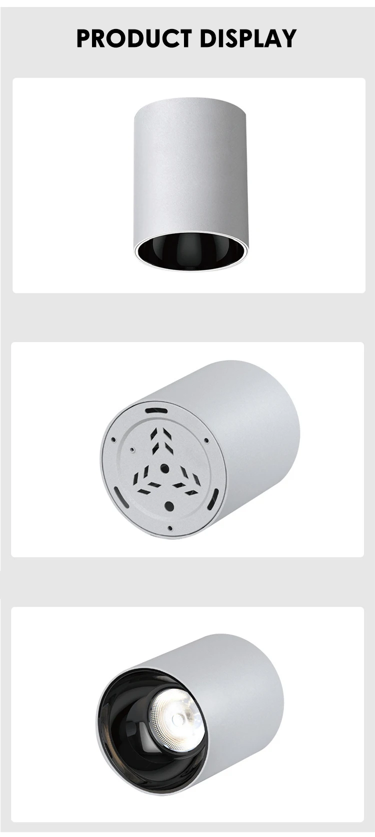 lc1073 high power engineer type round down led light 10w 15w 20w 30w aluminum surface mounted down light-5