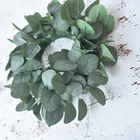 White Gold White Wholesale White Gold Leaf Round Decorative Artificial Flower Wreath