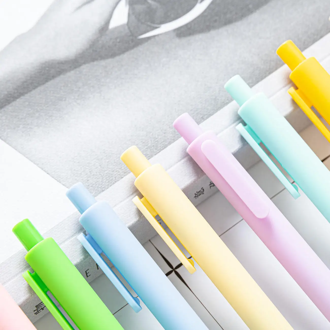 Best bulk plastic cheap multicolored rubber coated ballpoint pens with oem retractable custom printed logo for stationery Best bulk plastic cheap multicolored rubber coated ballpoint pens with oem retractable custom printed logo for stationery