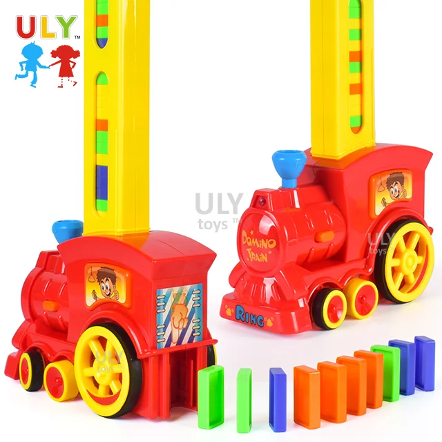 Domino Train Building Blocks Set Toy Educational Children Christmas Gift for Kid 