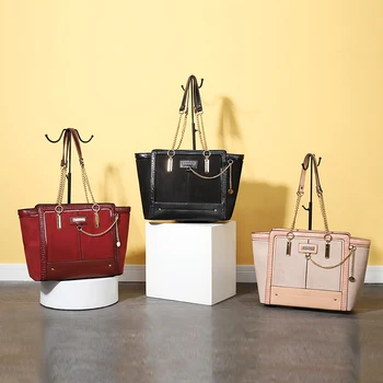 HEC 2021 Wholesale Products China Handbags Manufacturer Lady Fashion handbag and Purse Wallet Set for Woman
