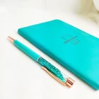 Floating Pen Glitter Floating Pen SX-BL94 Customized Turquoise Rose Gold Floating Glitter Pen