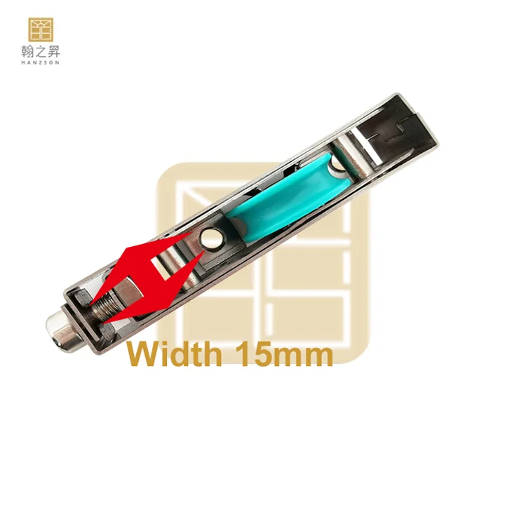 Stainless Steel Sliding Window Roller with Bearing Heavy Duty 40kg/pairs Loading Capacity 17*15 Size
