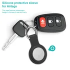 With Key Ring Silicone Protective Case For Airtag