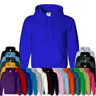Plain Hoodies Blank Hoodies With Cotton Wholesale Mens Bulk Plain Hoodies With Pocket 100% Cotton Hoodies Blank