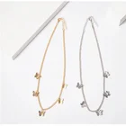 Girls Jewelry Silver Gold Butterfly Necklace For Women Ladies Girls Gift Her Jewelry Butterfly Choker