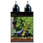 Cage Resun Hot Sale Cheap Reptile Glass Terrarium Cage For Frog Gecko Metal Net Climbing Pet Cage Frog Gecko Snake