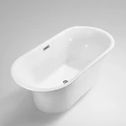 Modern 60inch Acrylic Bathroom Freestanding Deep Soaking Small Size Clear Mini Corner Baby Bathtubs