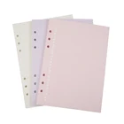 Notebook Filler Paper Best Selling 6-ring A5 Notebook Filler Liner Planner Insert Paper Punch Point Filler Paper