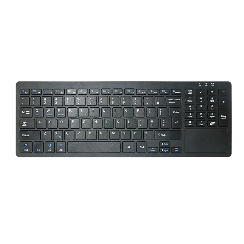 wireless mechanical keyboard with touchpad