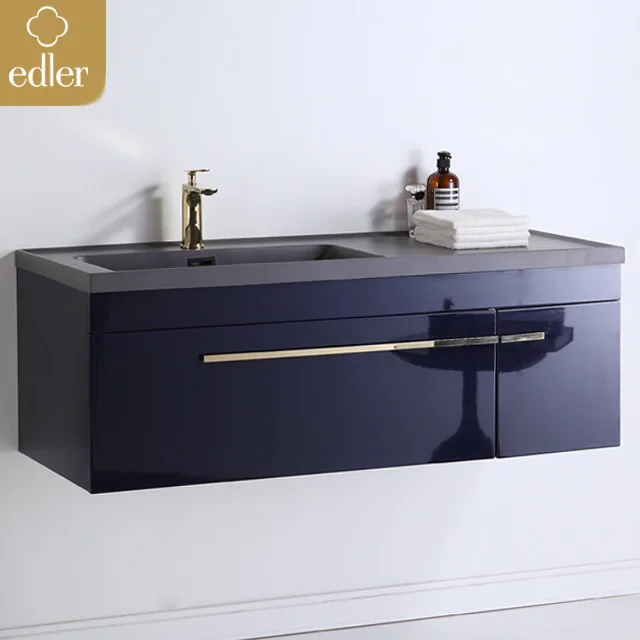 wall mounted single bathroom vanity